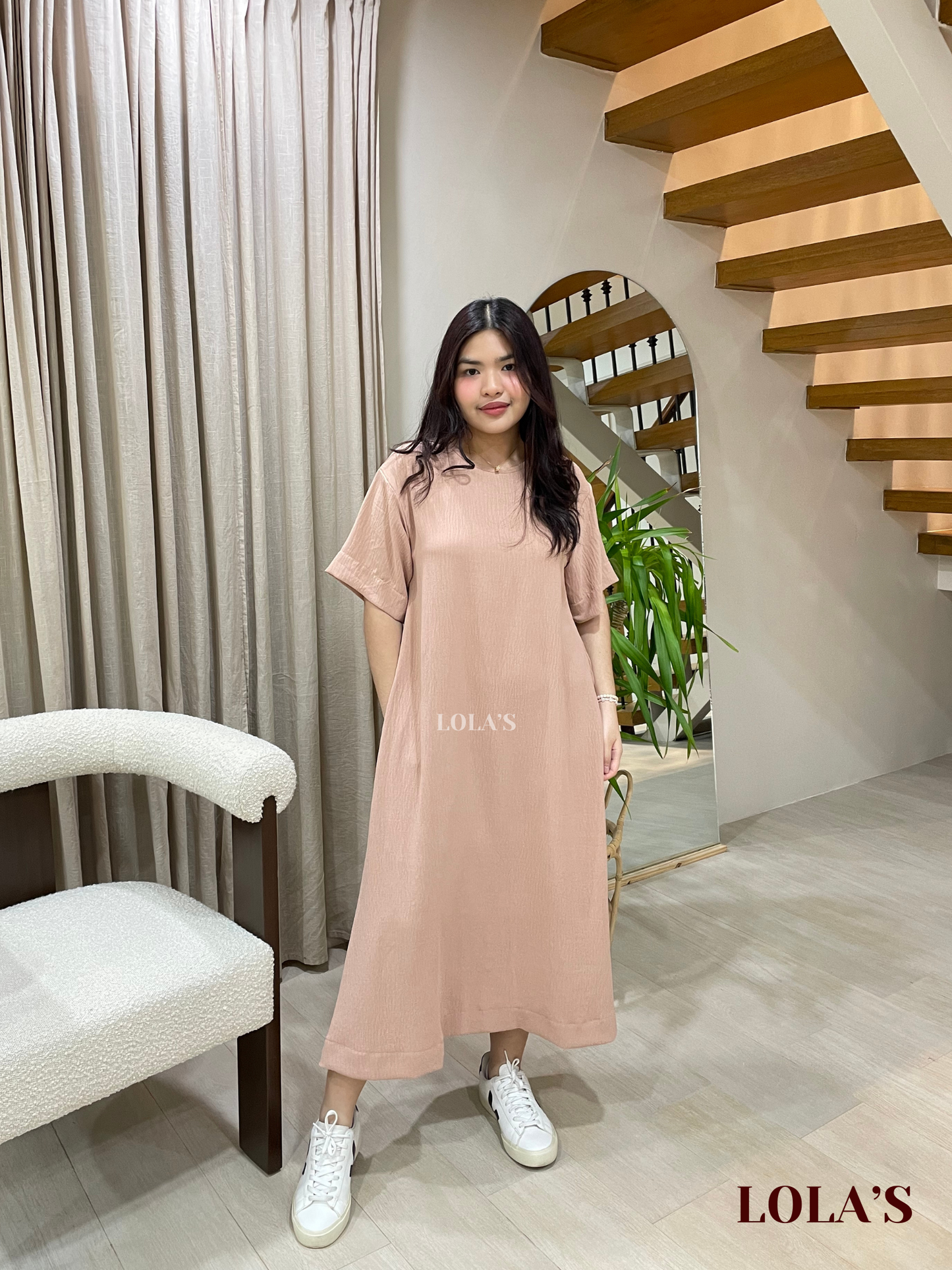 Luna Dress (Nude)