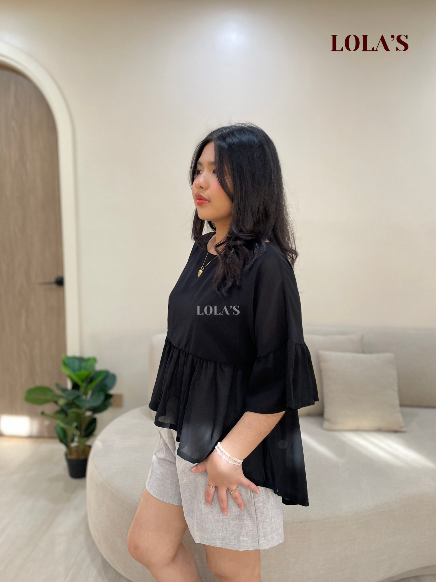 Vanessa Blouse (Black)