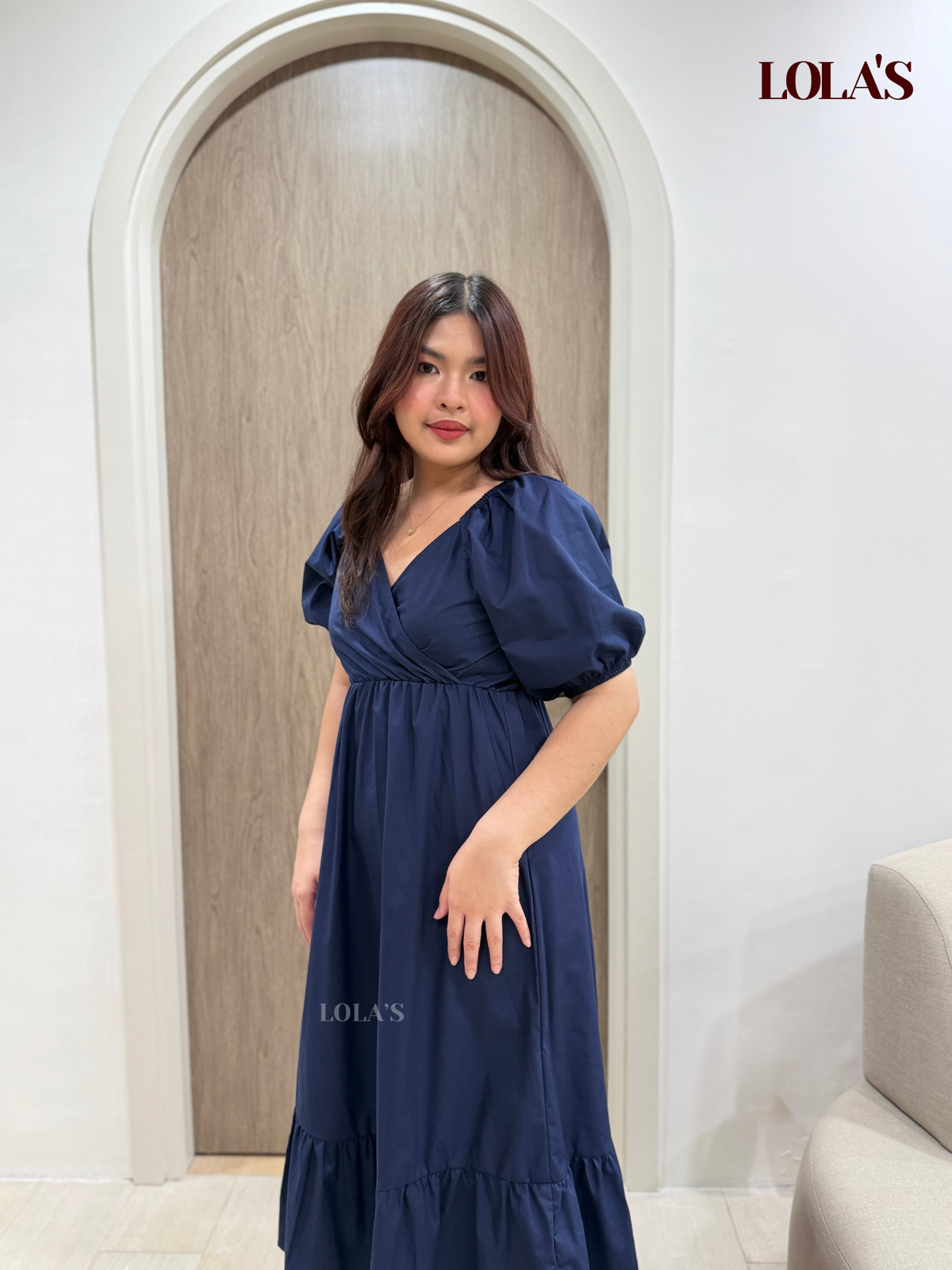Tara Dress (Navy Blue)