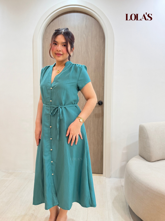 Kyle Dress (Aqua Green)