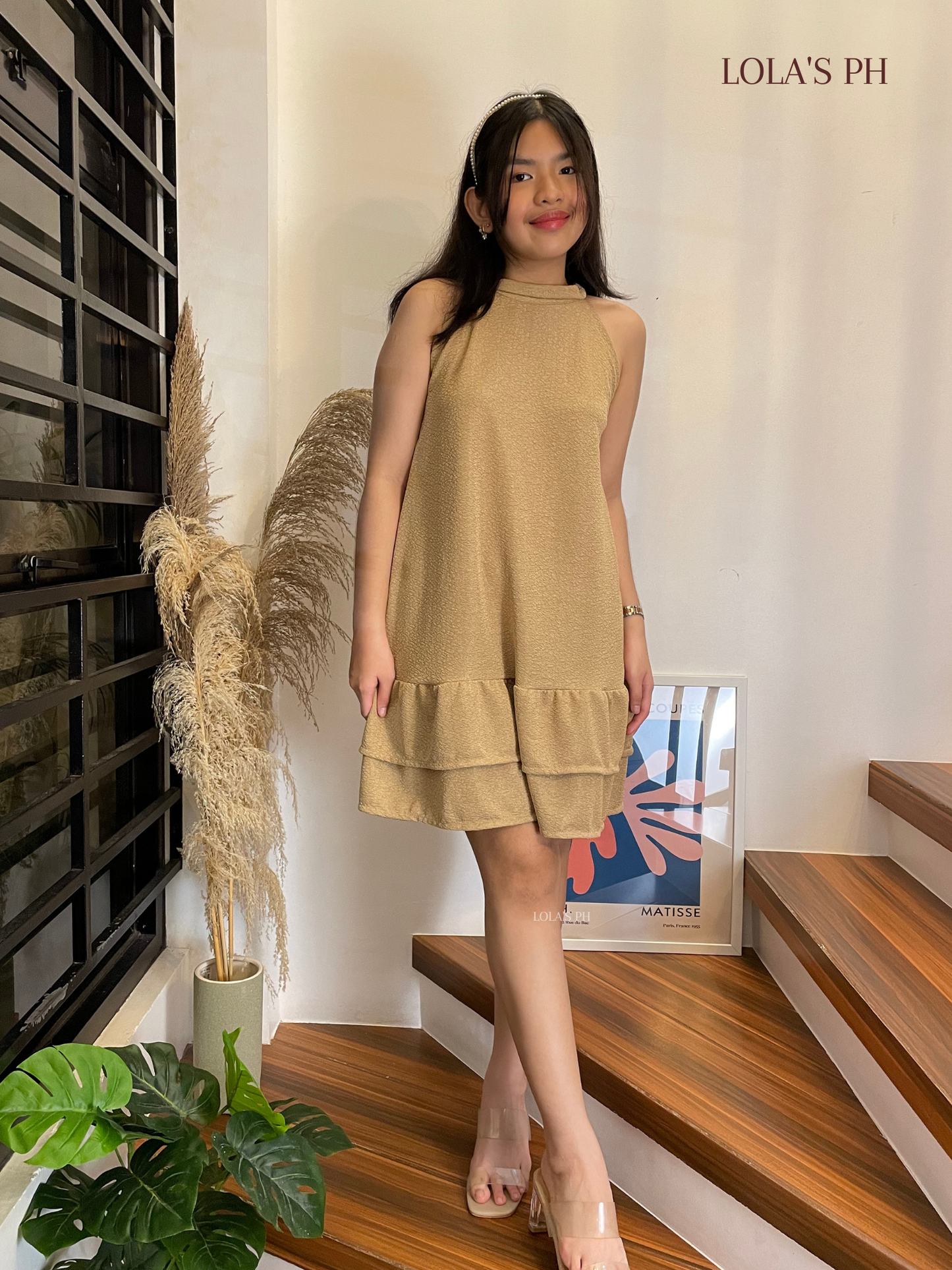 Glenda Dress (Mocha)