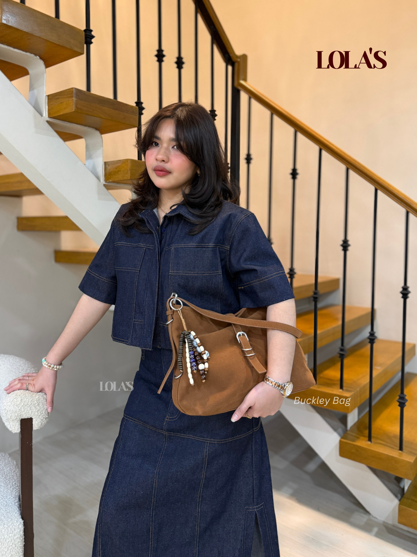 Sabina Top (Dark Denim)