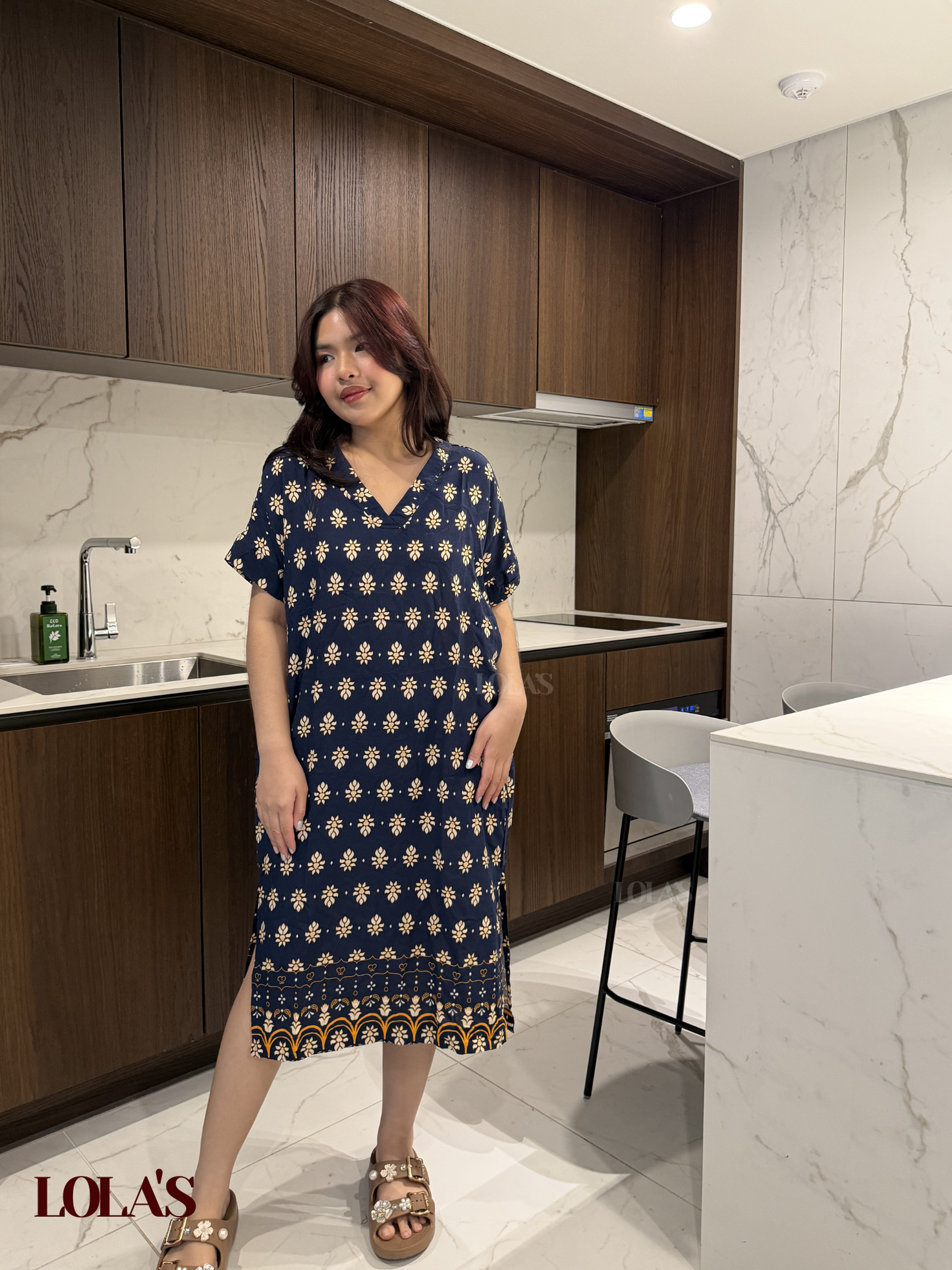 Coco Dress (Indigo Lotus)