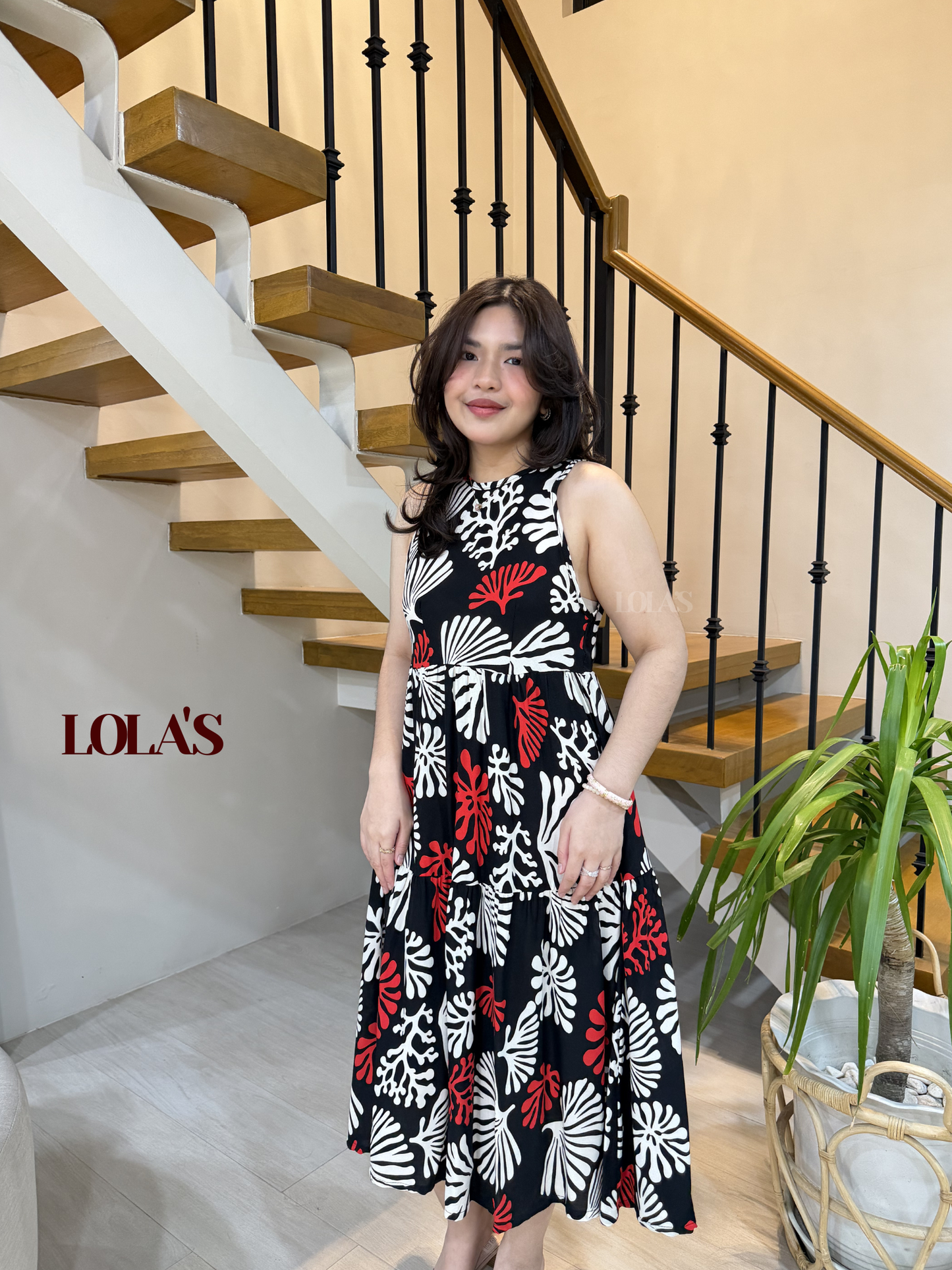 Miles Dress (Black Reef)