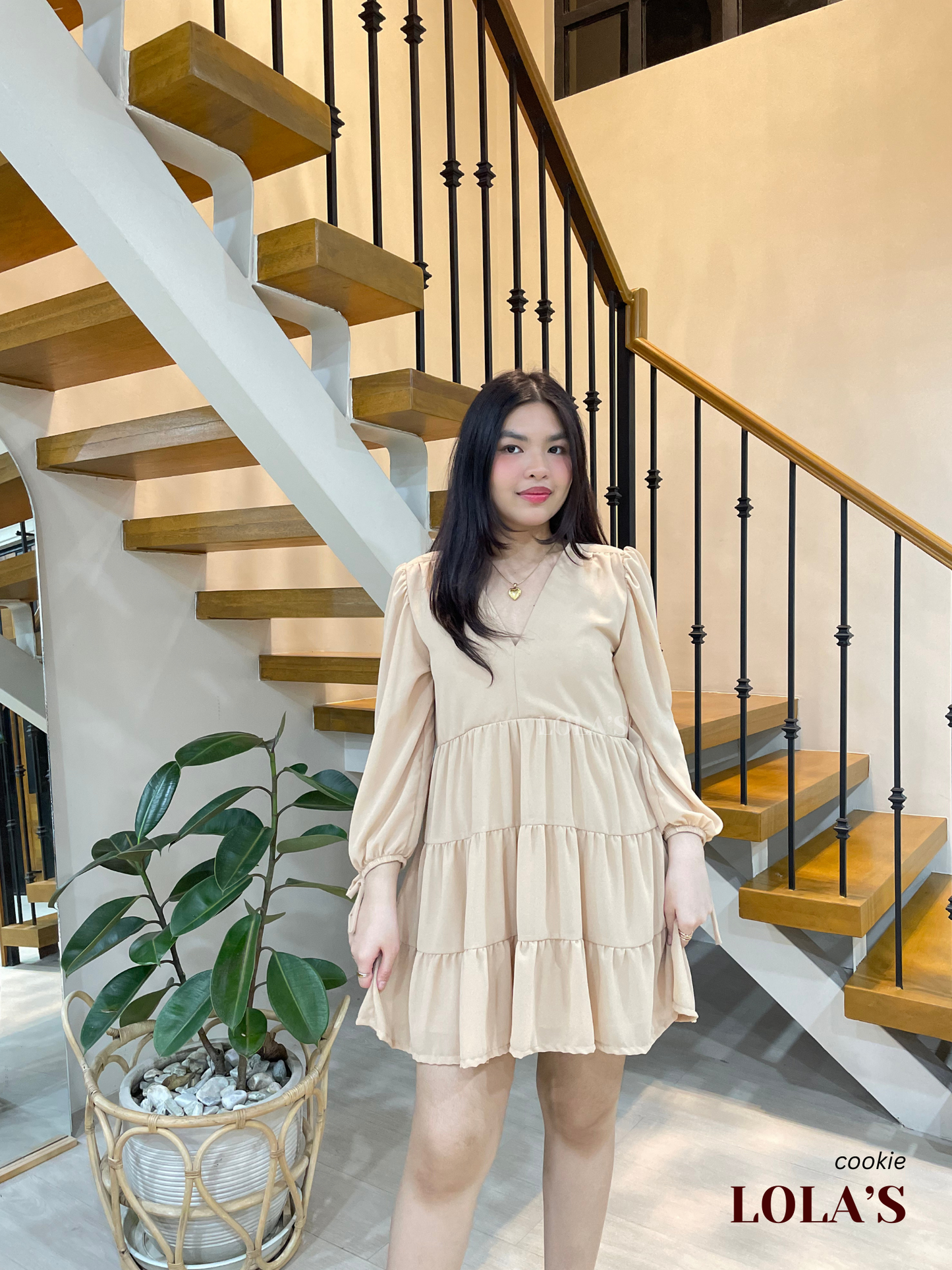 Monina Dress (Cookie)