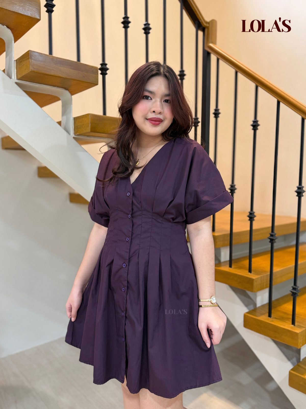 Felicia Dress (Dusk Poplin)