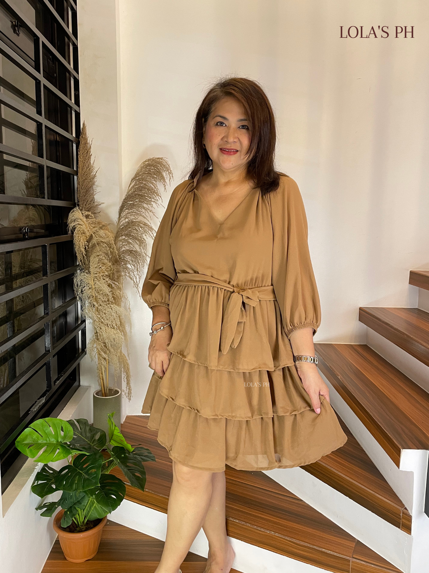 Mathilda Dress (Latte)