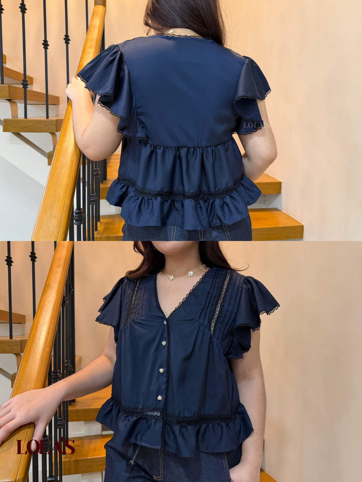 Arianna Blouse (Black)