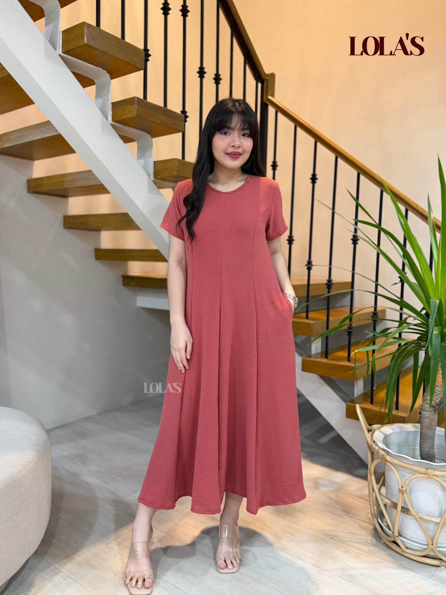 Kathleen Dress (Raspberry)
