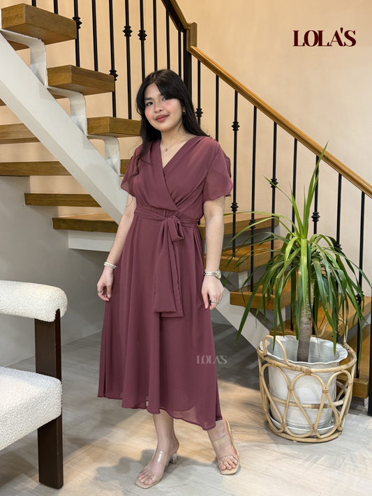 Glinda Dress (Mauve)