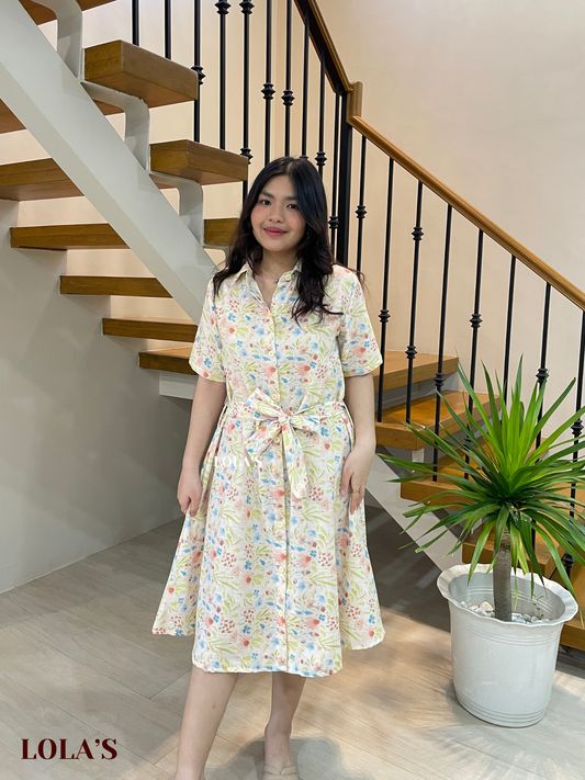 Alexa Polo Dress (Flourishing Greens)