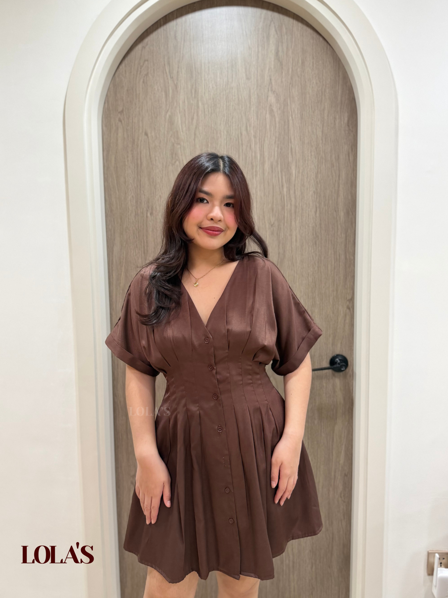 Felicia Dress (Chocolate)