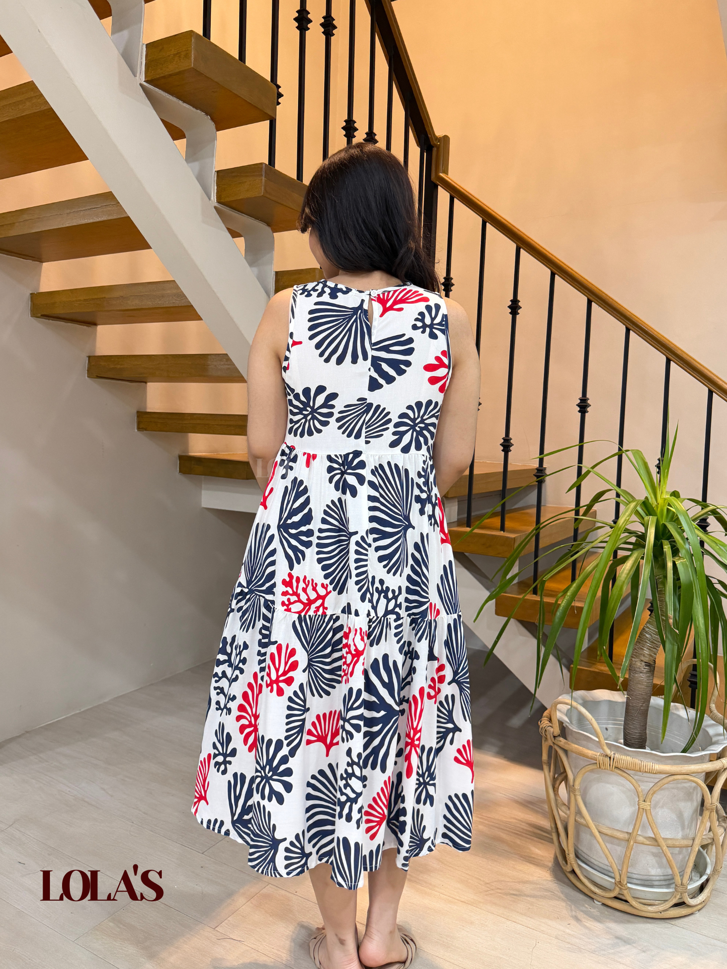 Miles Dress (White Reef)