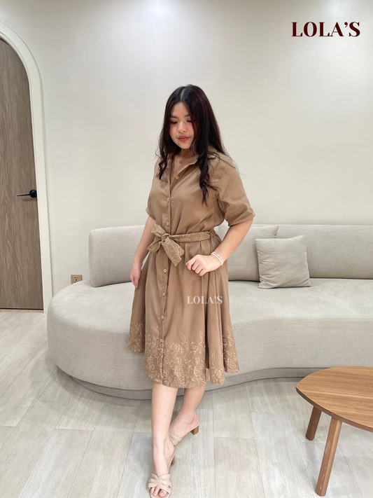 Alexa Polo Dress (Coffee)