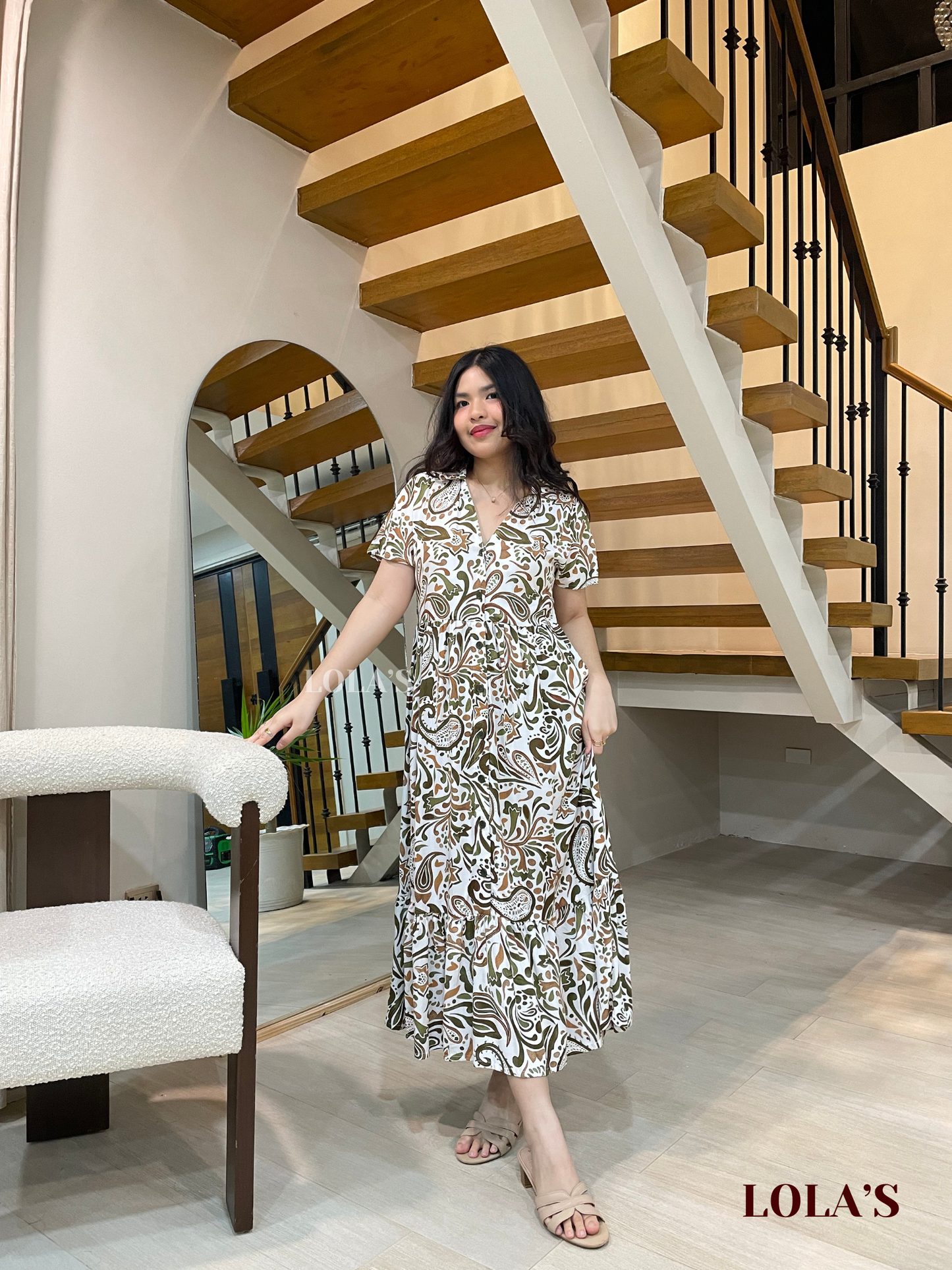 Regine Dress (Vintage White)