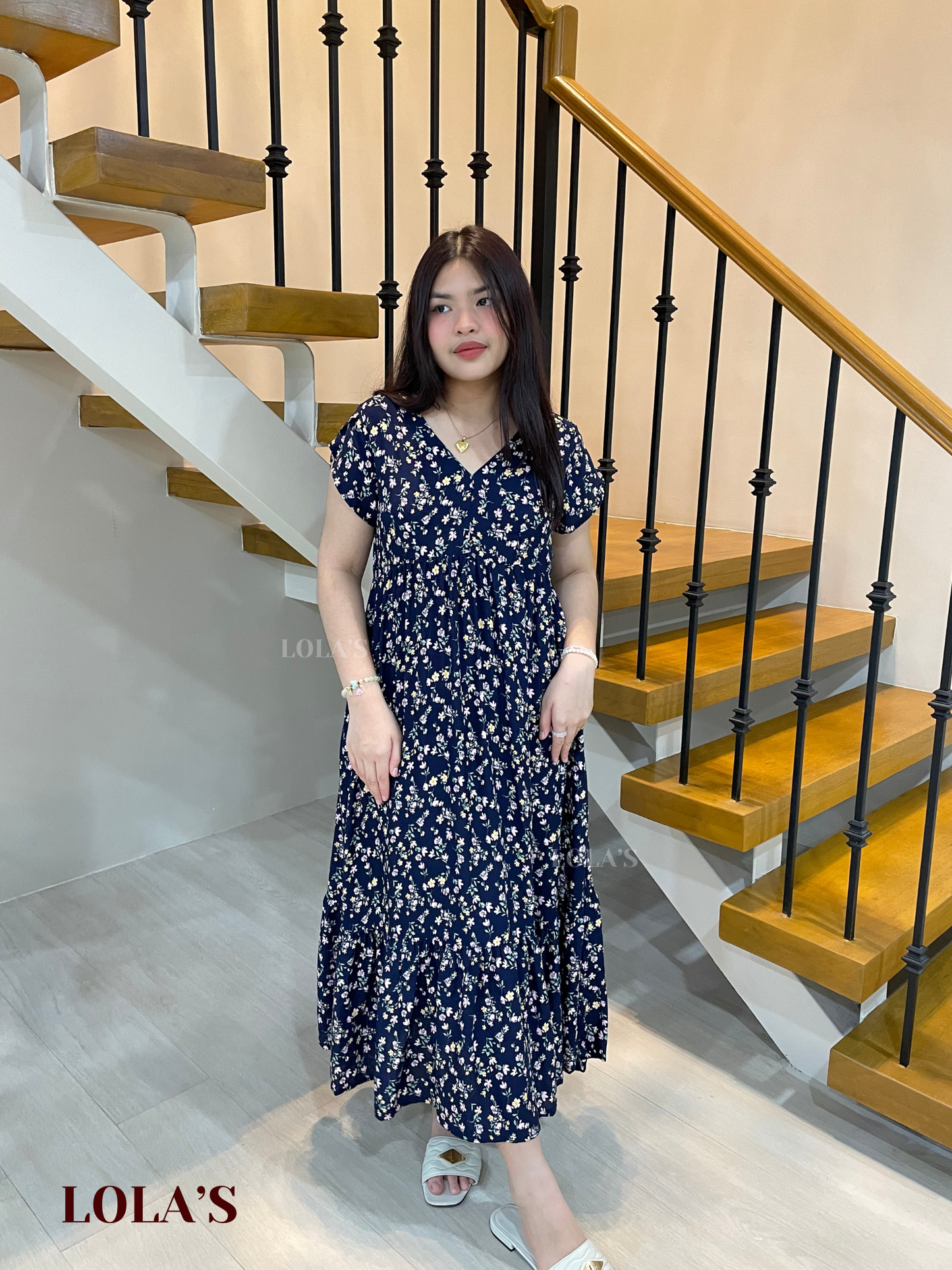 Jane Dress (Blue Blossom)