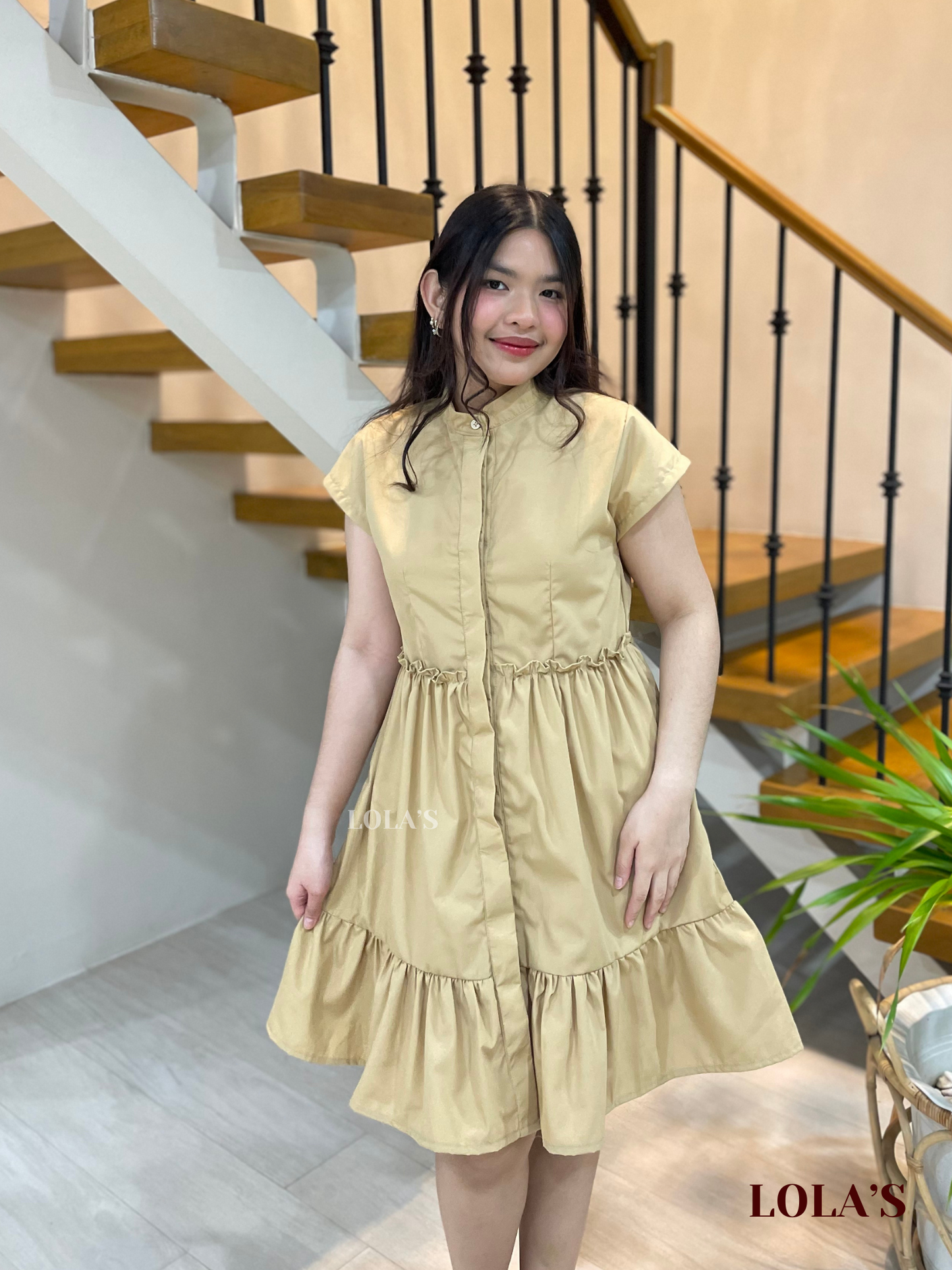 Jihyo Dress (Khaki)