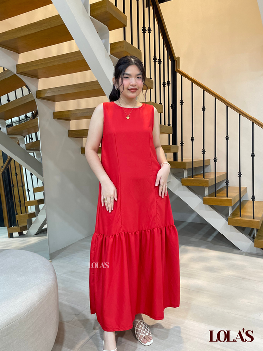 Dominique Dress (Red)