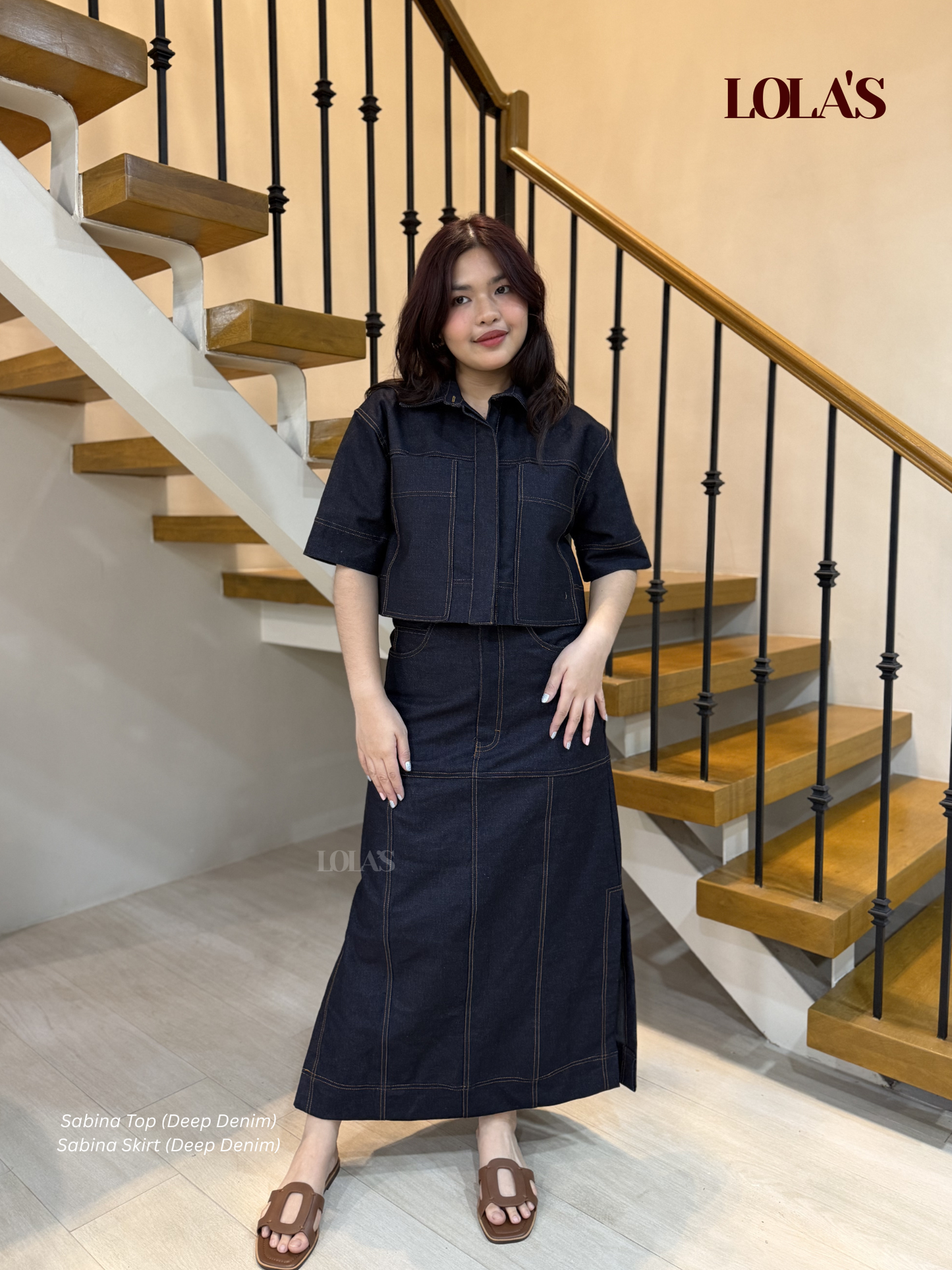 Sabina Skirt (Deep Denim)