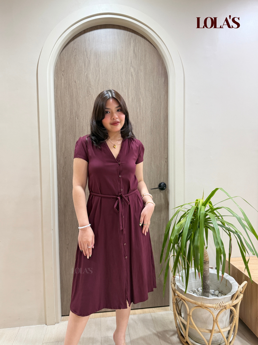 Kyle Dress (Wine)