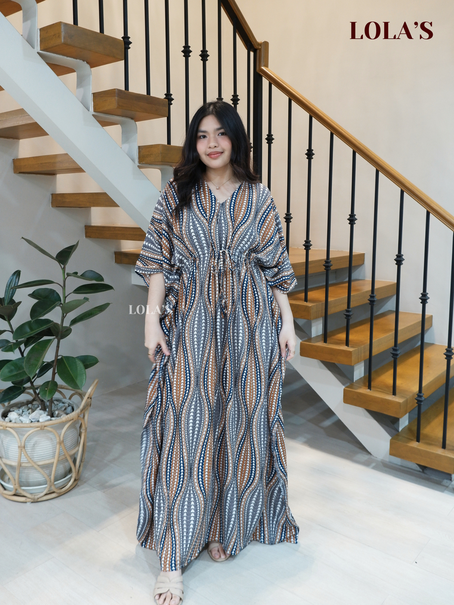 Rowena Dress (Retro Gray)