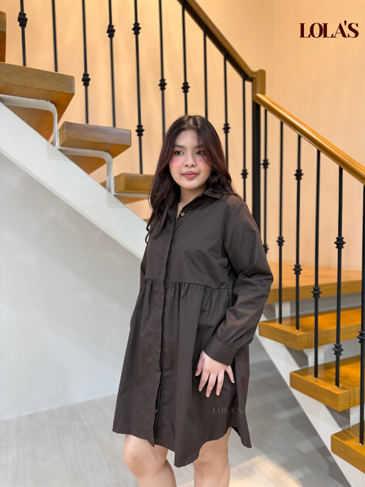 Eleanor Dress (Chocolate)