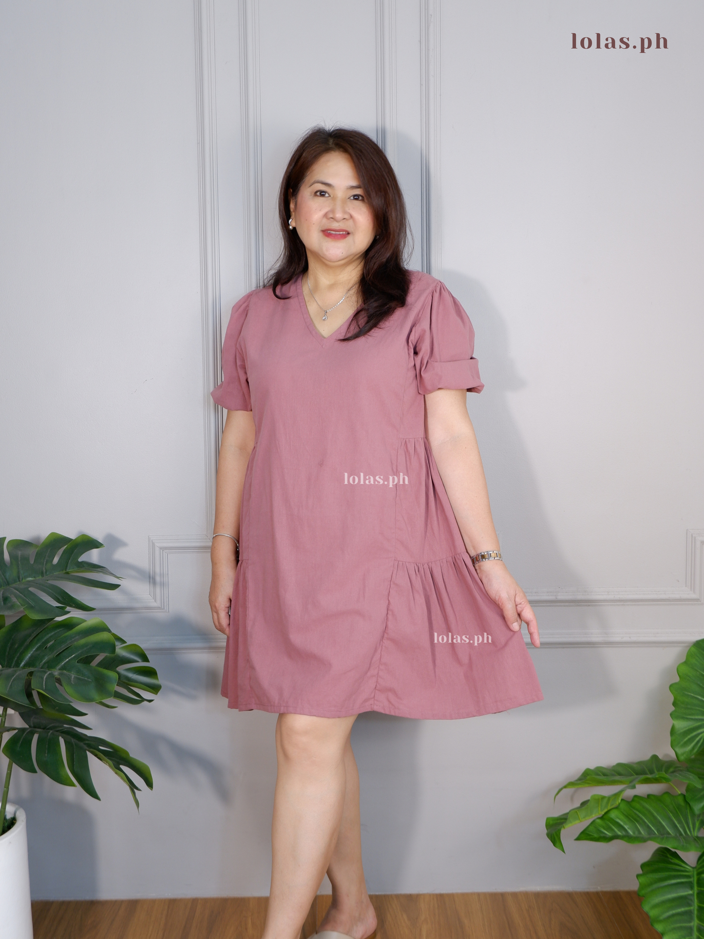 Jaegen Dress (Dusty Rose)