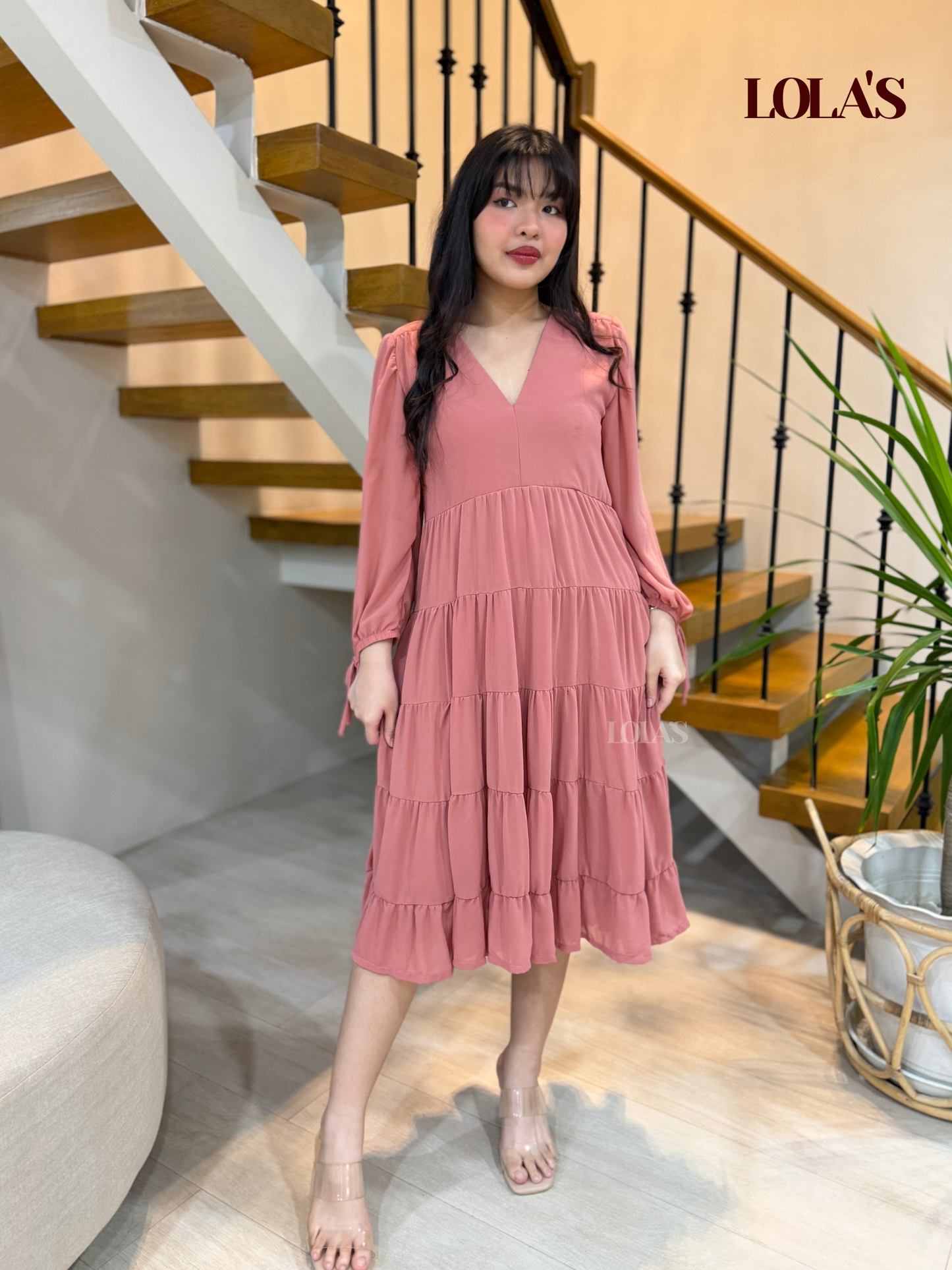 Anna Dress (Salmon)