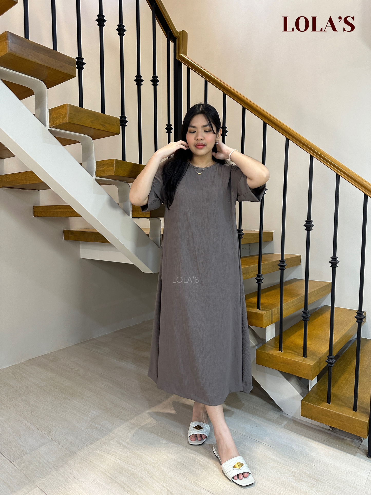 Luna Dress (Gray)