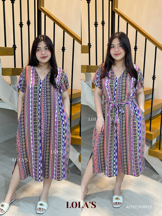 Tracy Dress (Aztec Purple)