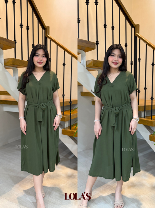 Tracy Dress (Army Green)