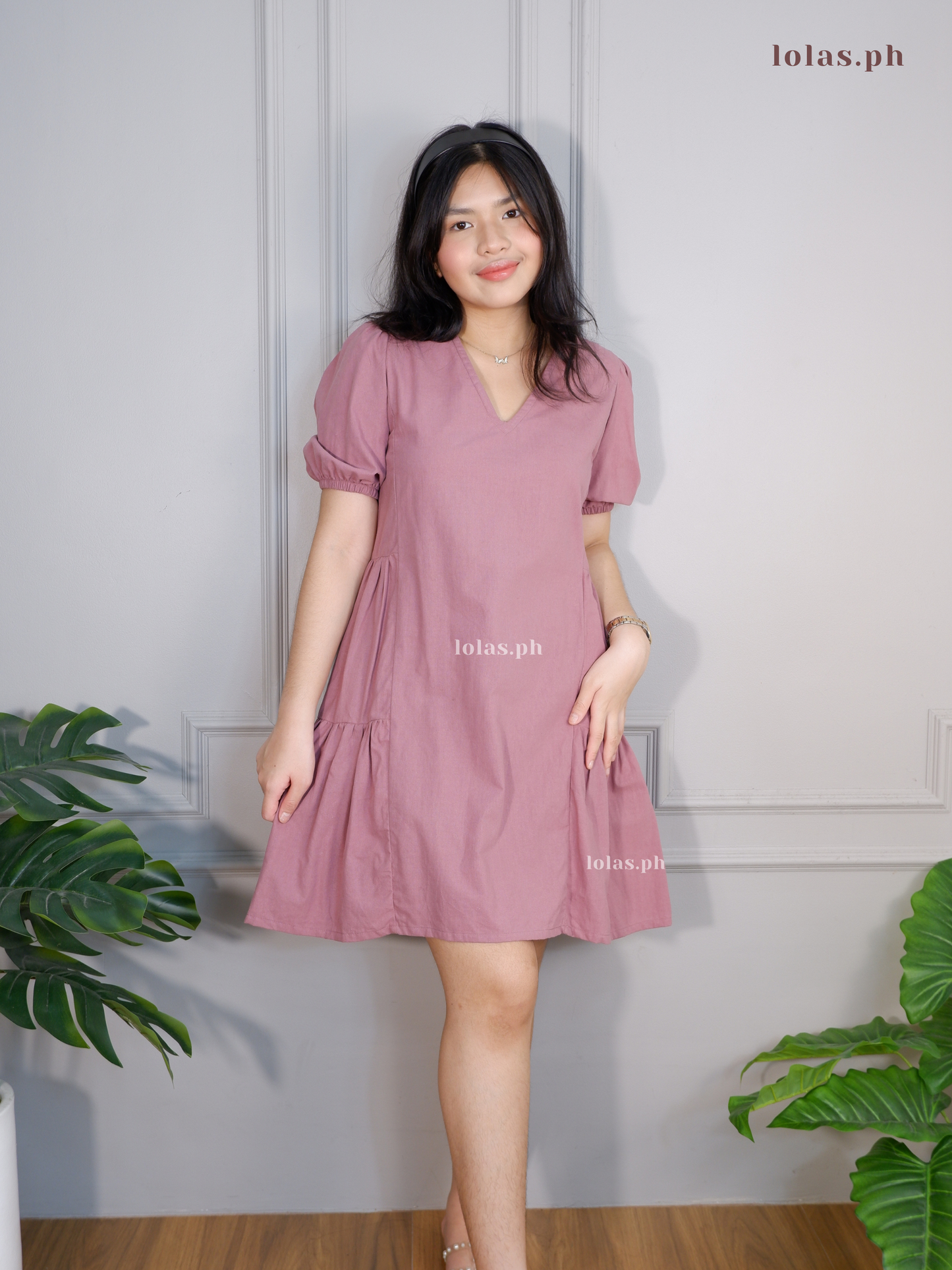 Jaegen Dress (Dusty Rose)