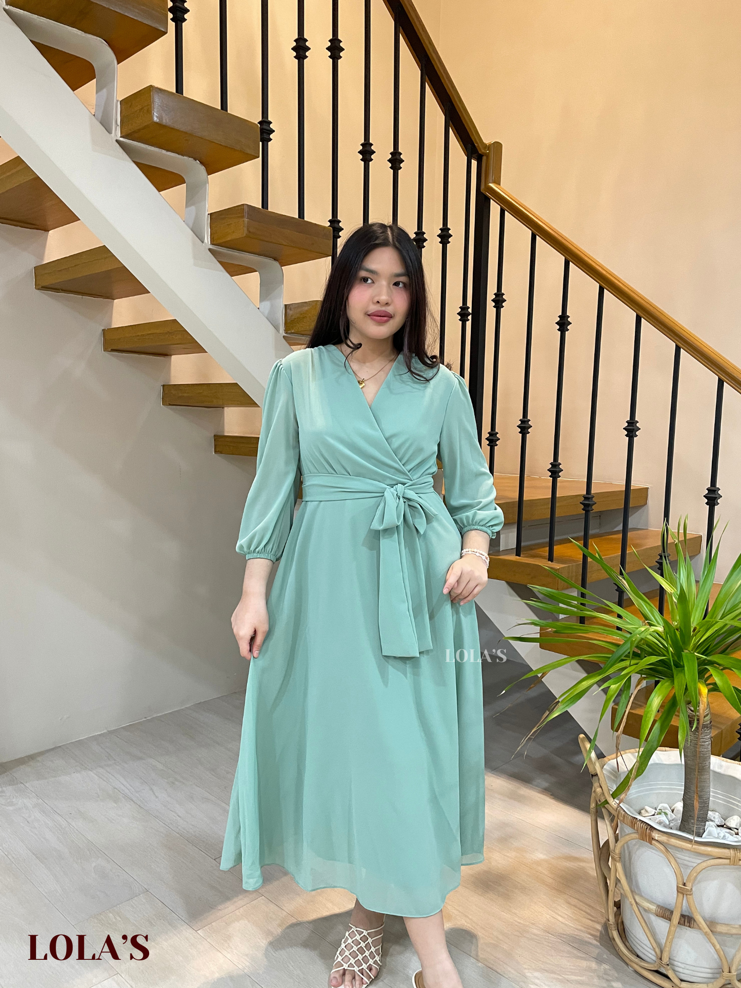 Paula Dress (Mint)