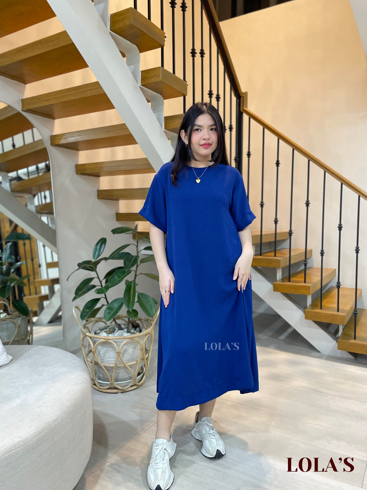 Luna Dress (Blue)