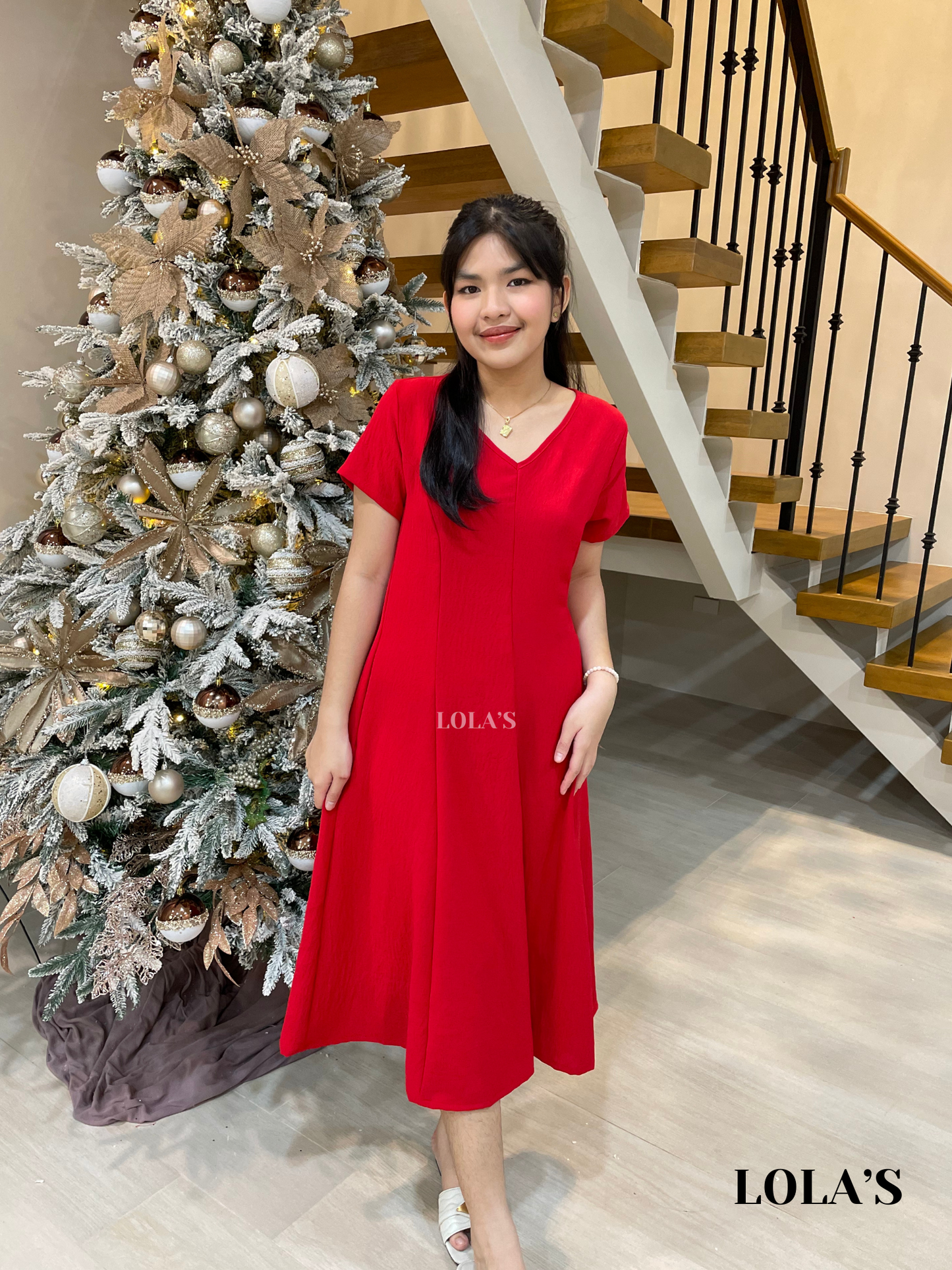 Reema Dress (Red)