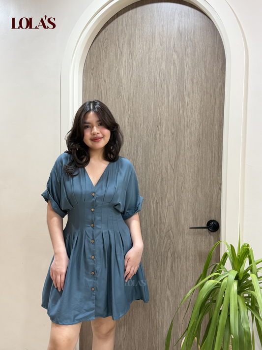Felicia Dress (Dark Teal)