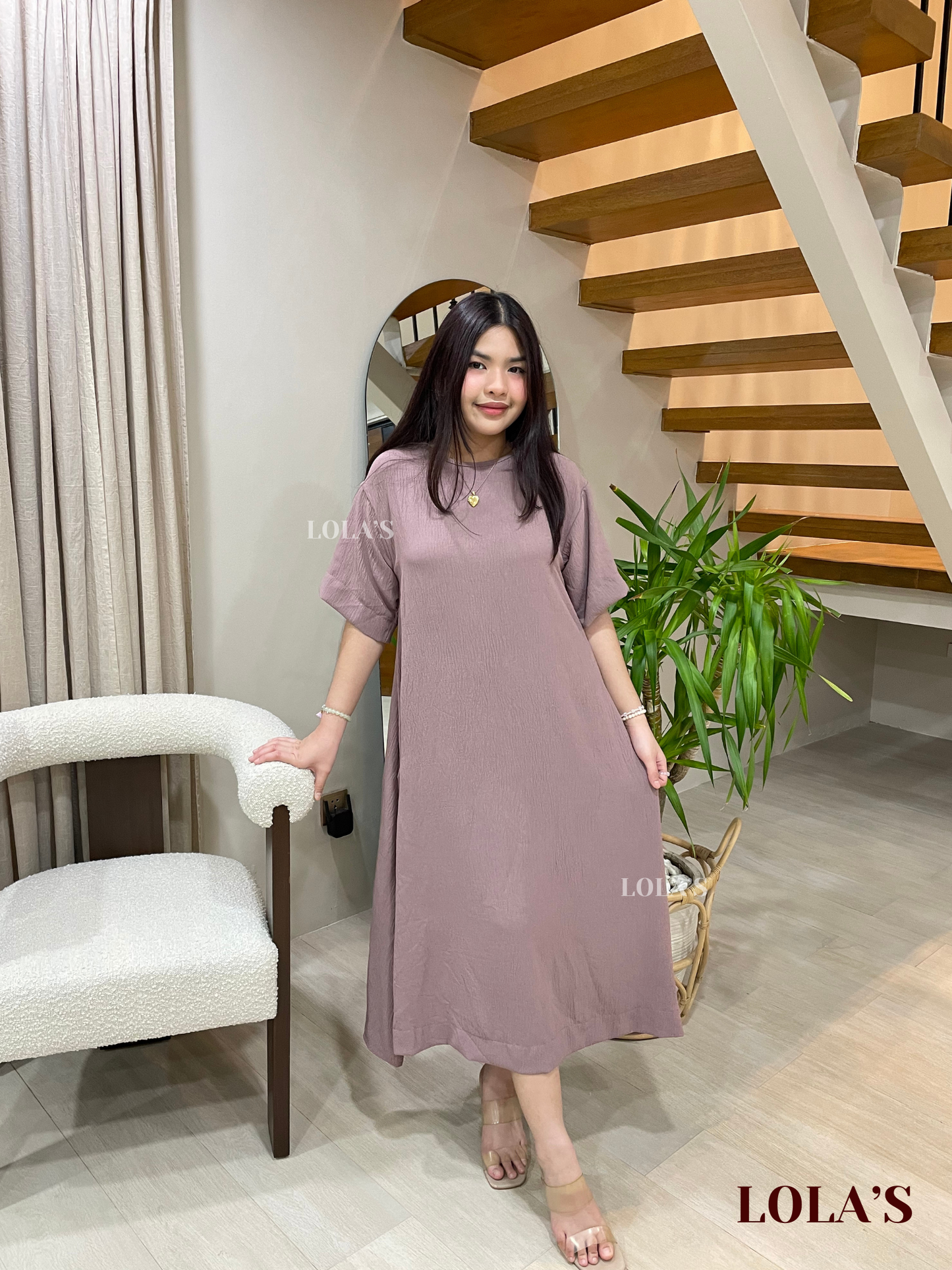 Luna Dress (Light Taupe)