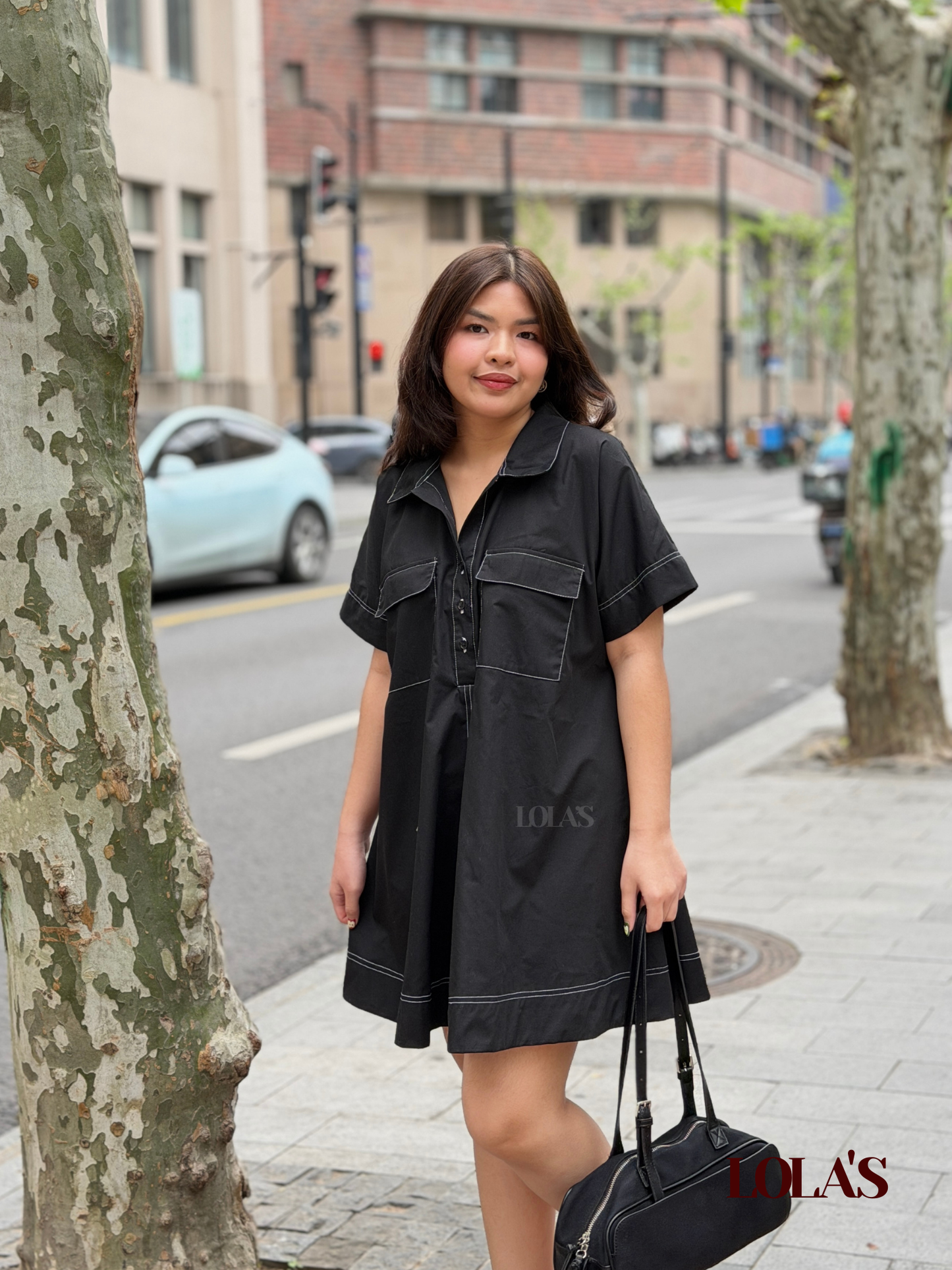 Sandrine Dress (Black)