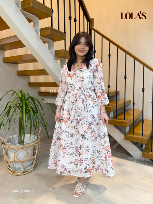 Paula Dress (Spring Petals)