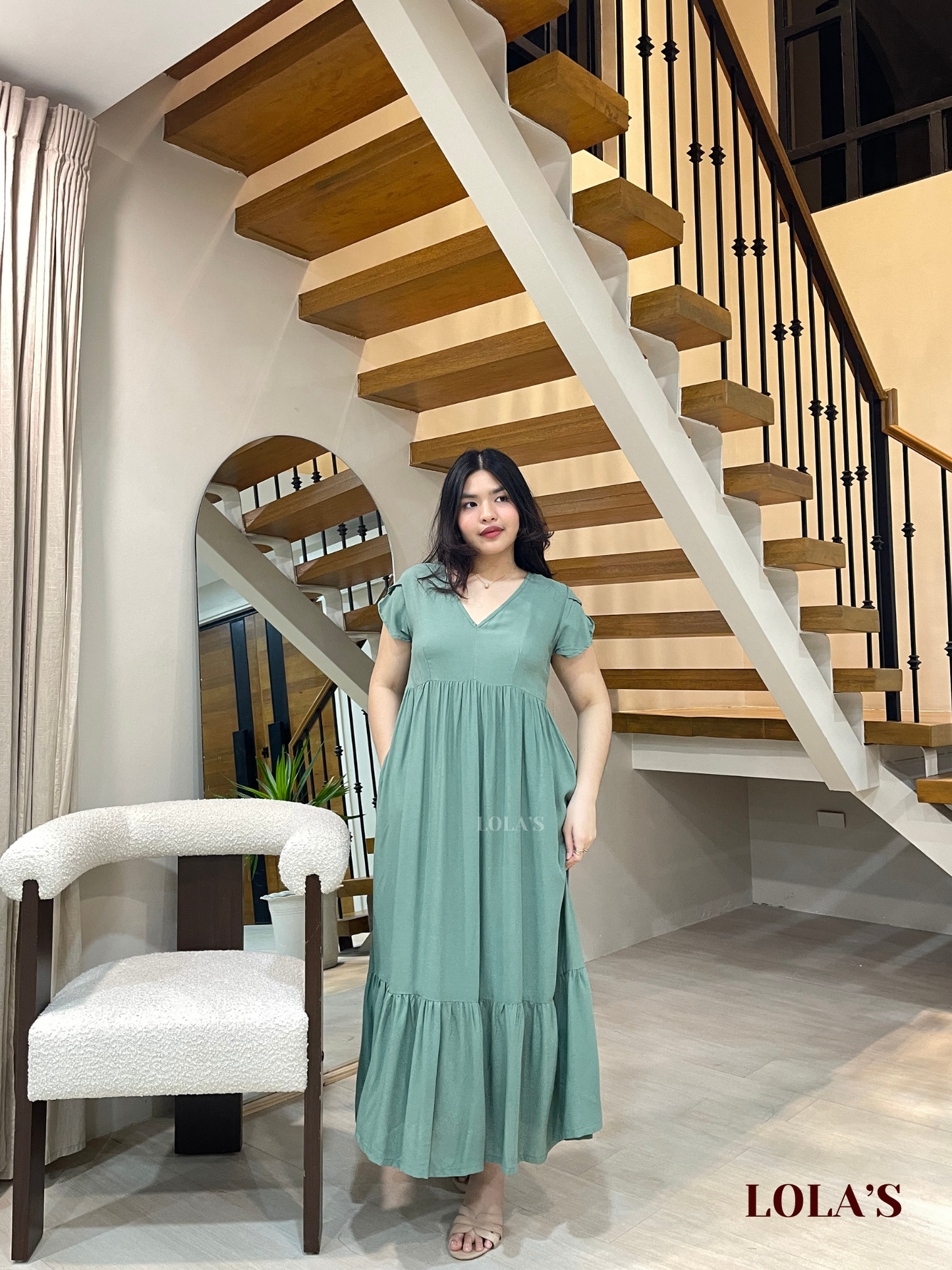 Jane Dress (Sage Green)