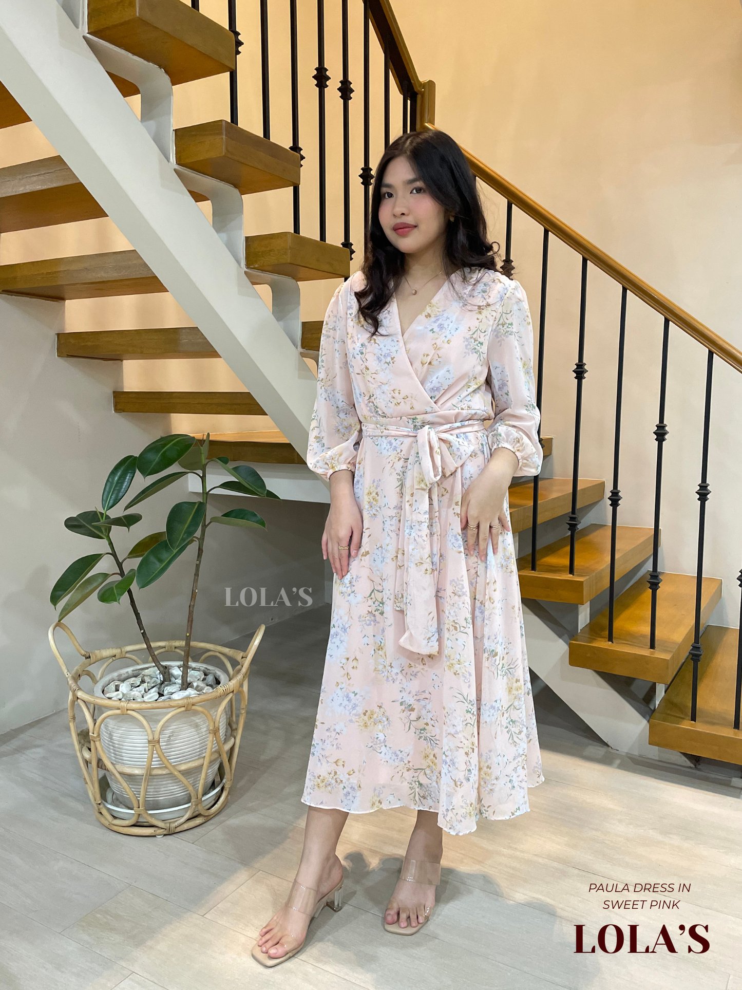 Paula Dress (Sweet Pink)