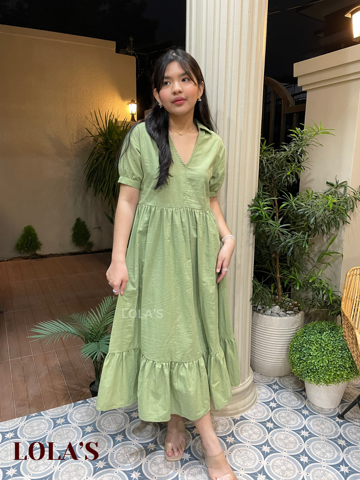 Dahyun Dress (Matcha)