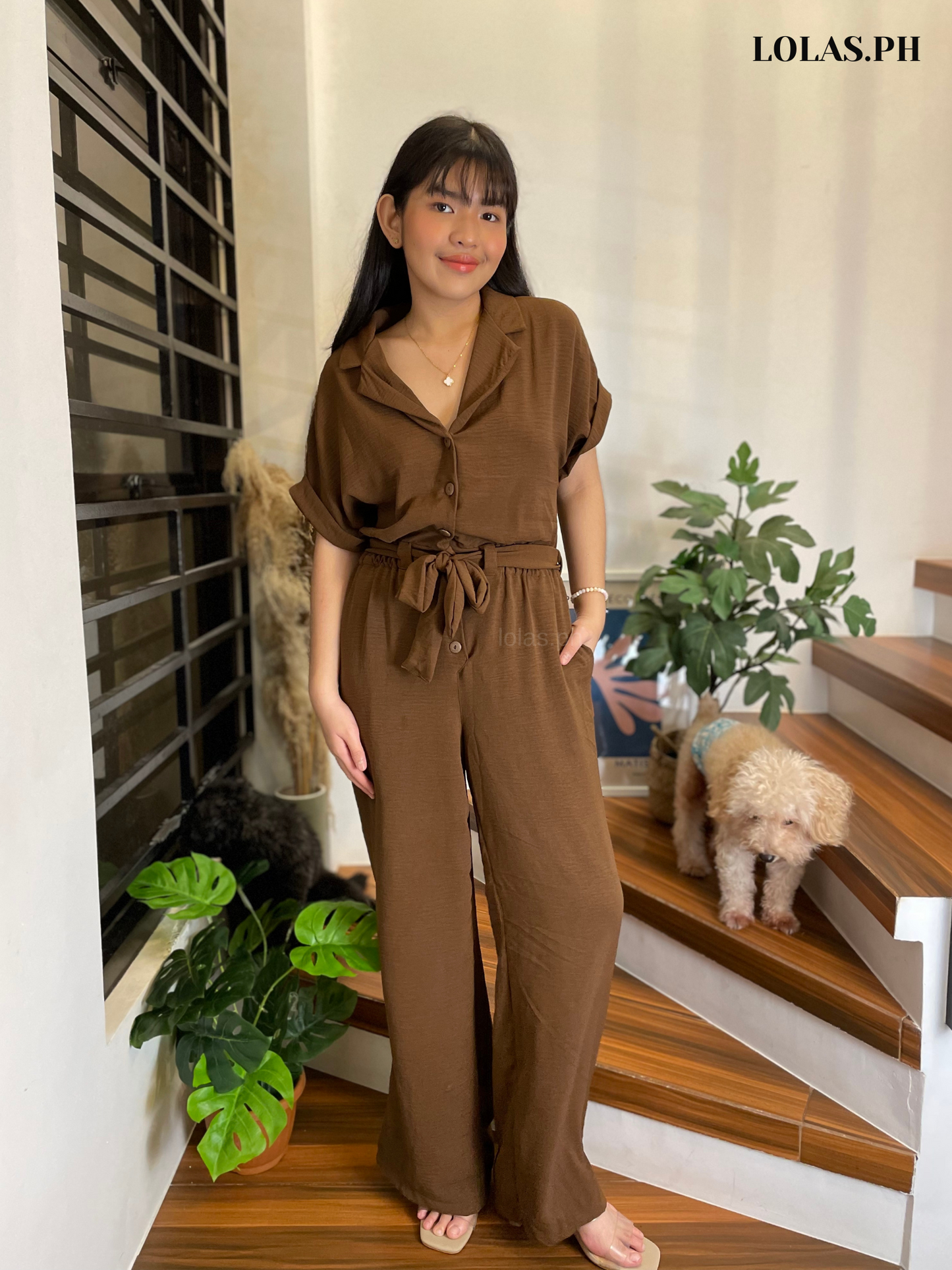 Rianne Jumpsuit (Cedar Brown)