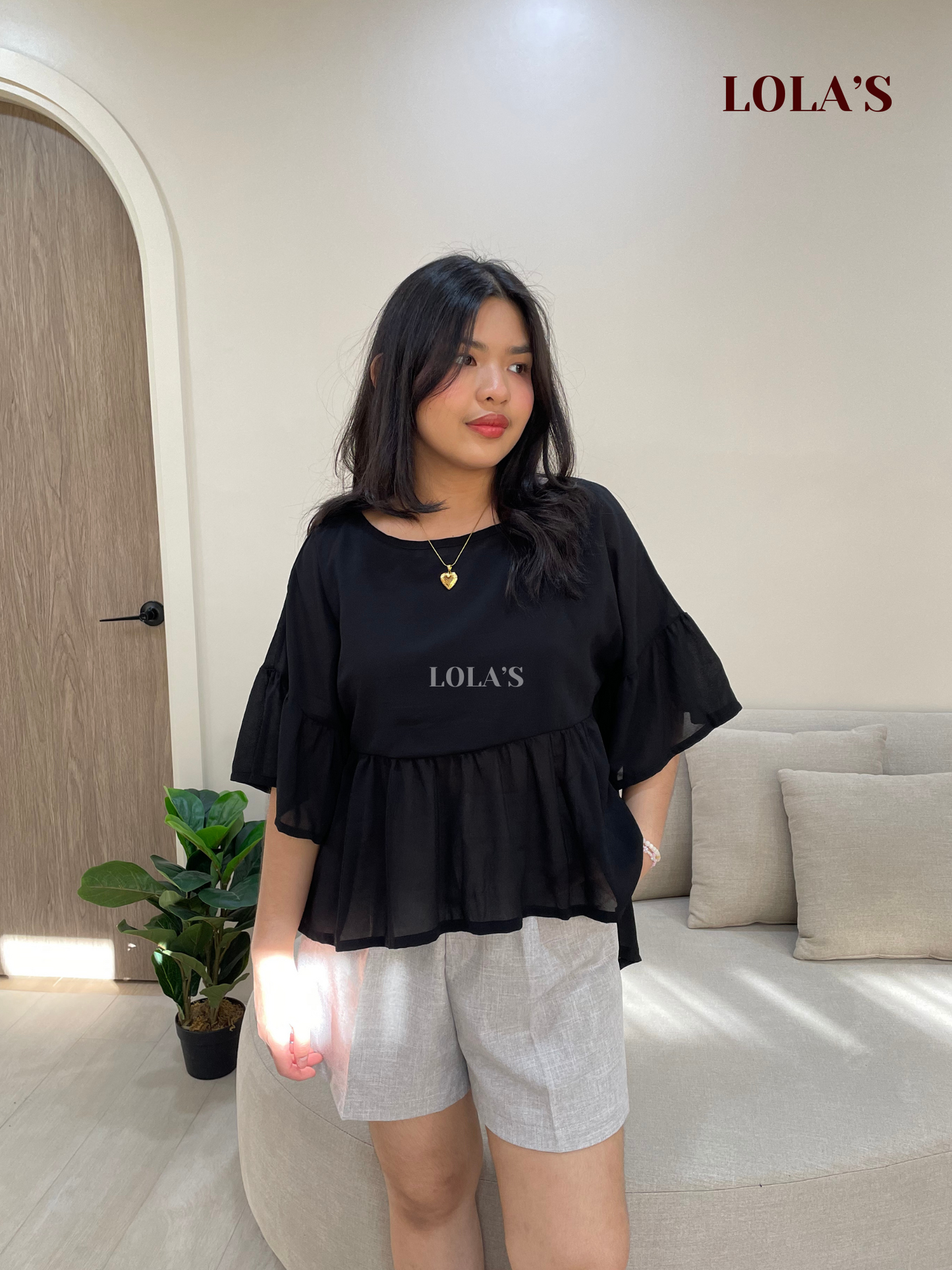 Vanessa Blouse (Black)