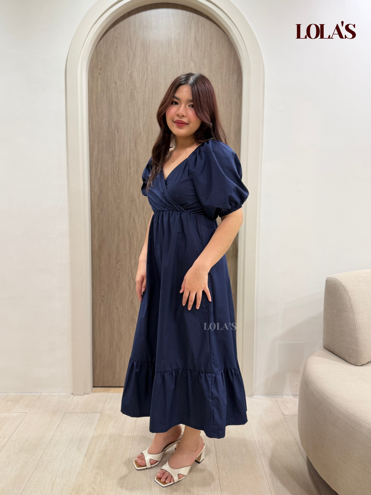 Tara Dress (Navy Blue)