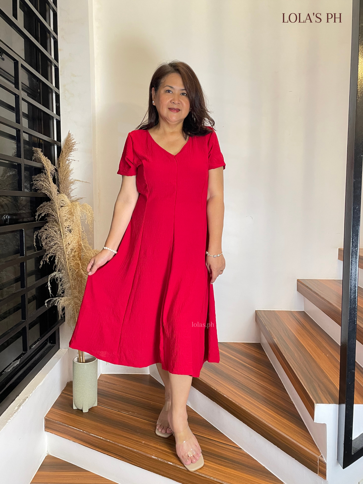 Reema Dress (Red)