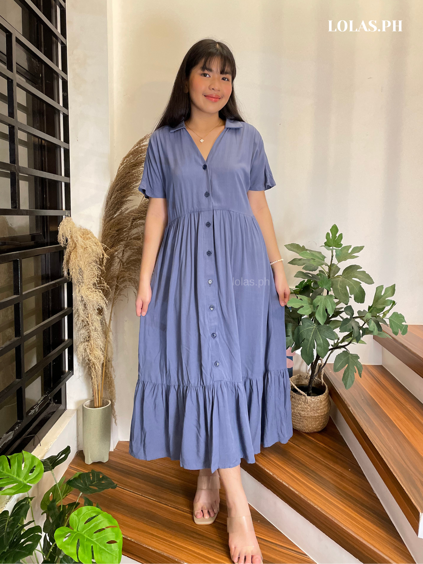 Regine Dress (Powder Blue)