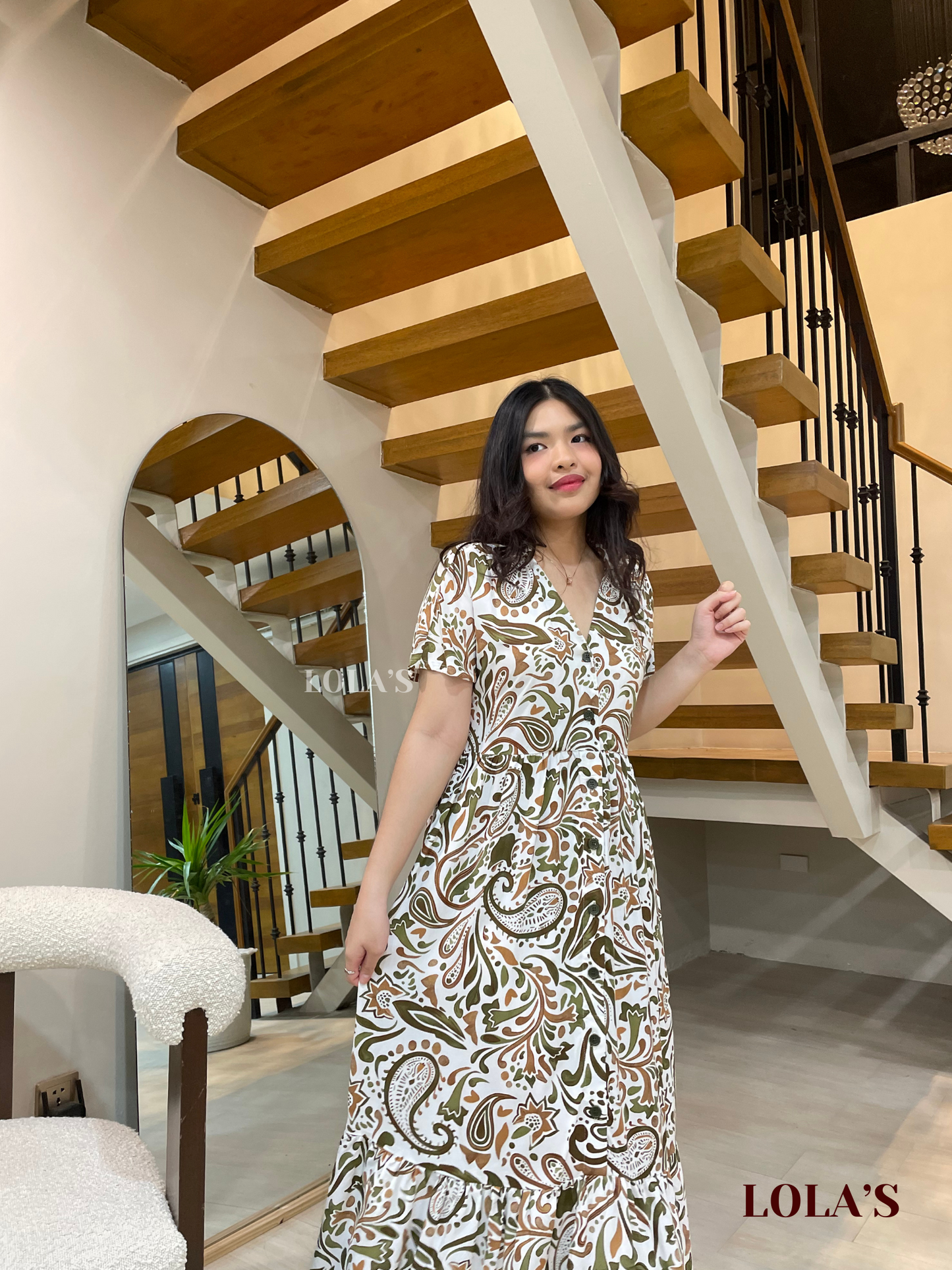 Regine Dress (Vintage White)