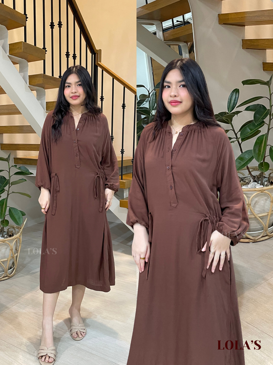 Yara Dress (Chocolate Brown)