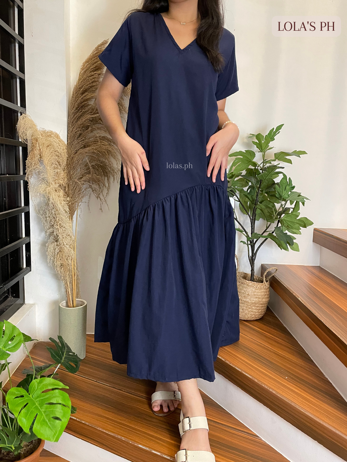 Ava Dress (Navy Blue)